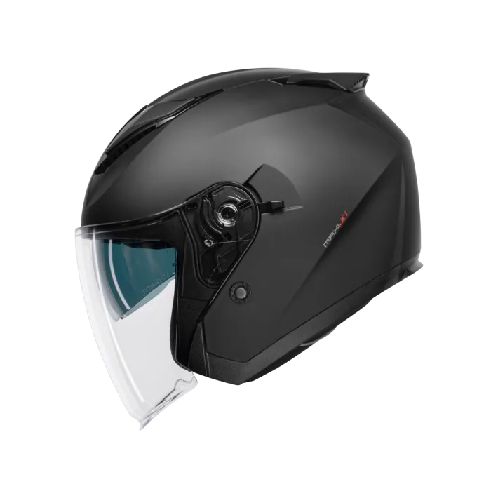 Capacete CMS MAXI-JET — Liso Preto Mate