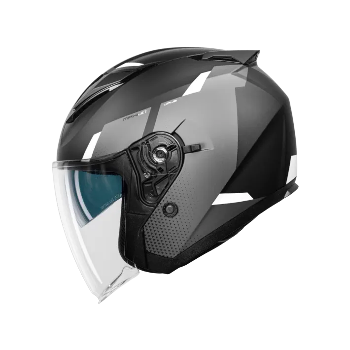 Capacete CMS MAXI-JET — Urus Gelo Branco Mate