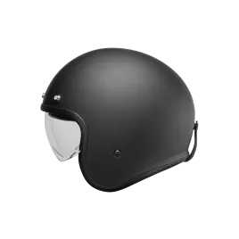 Capacete CMS Vintage SV — Liso Preto Mate