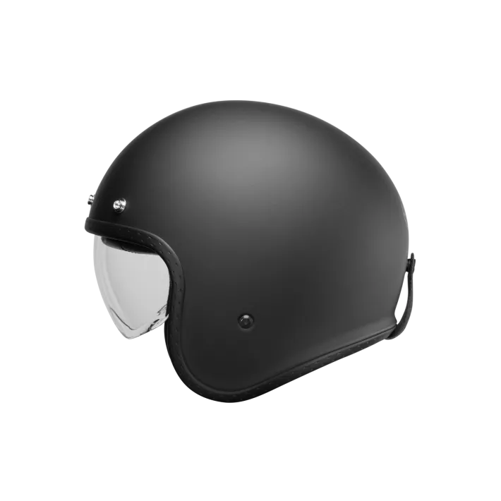 Capacete CMS Vintage SV — Liso Preto Mate