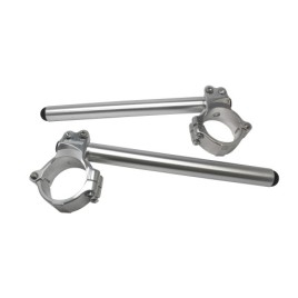 Avanços de guiador Accossato CP003 — cor do tubo: Prateado; diâmetro da forquilha: 52 mm; cor da abraçadeira: Prateado; comprimento do tubo: 280 mm; tipo de tubo: Sem tampões