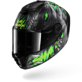 Capacete Shark SPARTAN RS Shaytan Black Green Anthracite