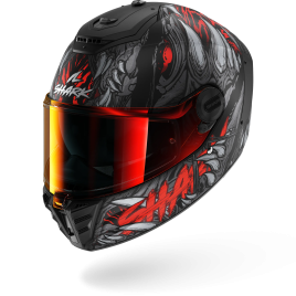Capacete Shark SPARTAN RS Shaytan Matte Black Red Anthracite