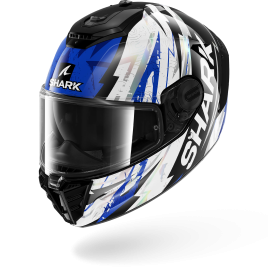 Capacete Shark SPARTAN RS Hibolt Black Blue Chrome
