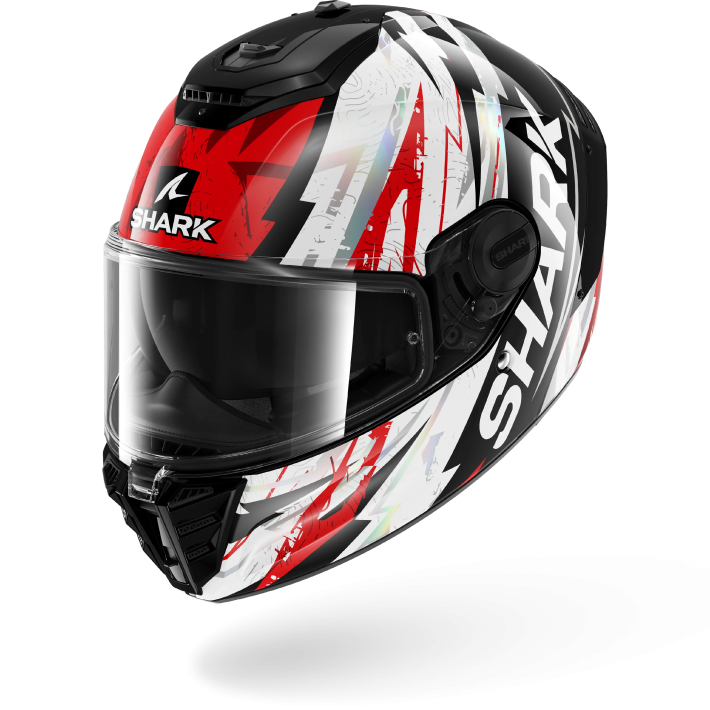Capacete Shark SPARTAN RS Hibolt Black Red Chrome