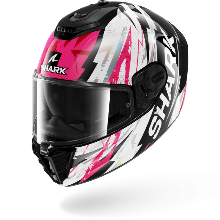 Capacete Shark SPARTAN RS Hibolt Black Violet Chrome