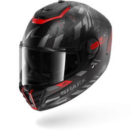 Capacete Shark SPARTAN RS FIBRE SKILFUL Black Anthracite Red