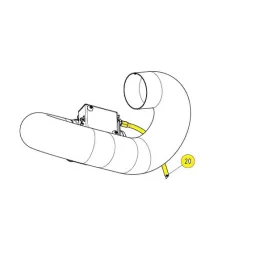 Componente de substituição de escape Akrapovič HONDA CBR 1000 RR ABS / HONDA CBR 1000 RR P-HF805