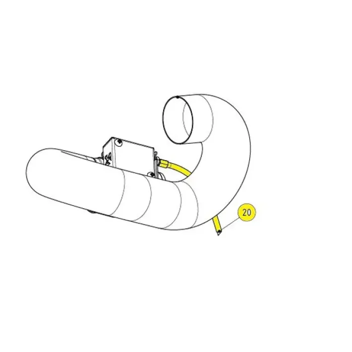 Componente de substituição de escape Akrapovič HONDA CBR 1000 RR ABS / HONDA CBR 1000 RR P-HF805