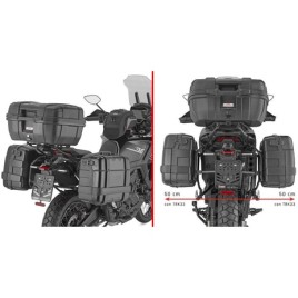 Suporte lateral de malas Givi PLO7607MK — ZONTES 703 F