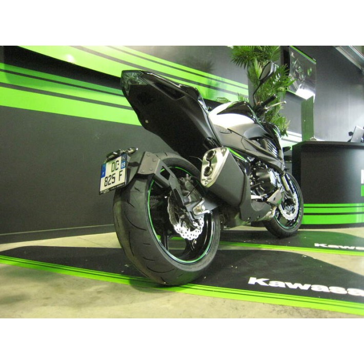 Suporte de matrícula na roda ACCESS DESIGN — Kawasaki Z750 / Z800 — preto — SPLRK004