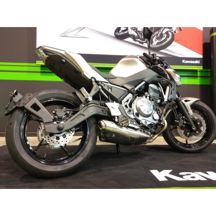 Suporte de matrícula na roda ACCESS DESIGN — Kawasaki Z650 / Ninja 650 — preto — SPLRK015