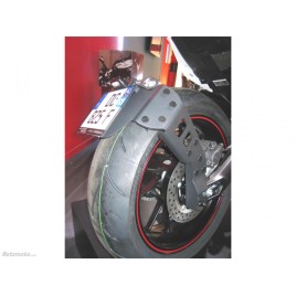 Suporte de matrícula na roda ACCESS DESIGN — Yamaha MT-09 2014–2016 — preto — SPLRY020