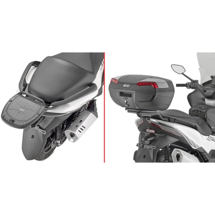 Suporte traseiro de top case Givi SR7605 — ZONTES 368 E