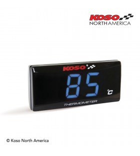 Relógio de temperatura digital KOSO Super Slim azul