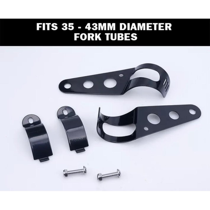 SUPORTE FAROL UNIVERSAL TIPO CAFE RACER
