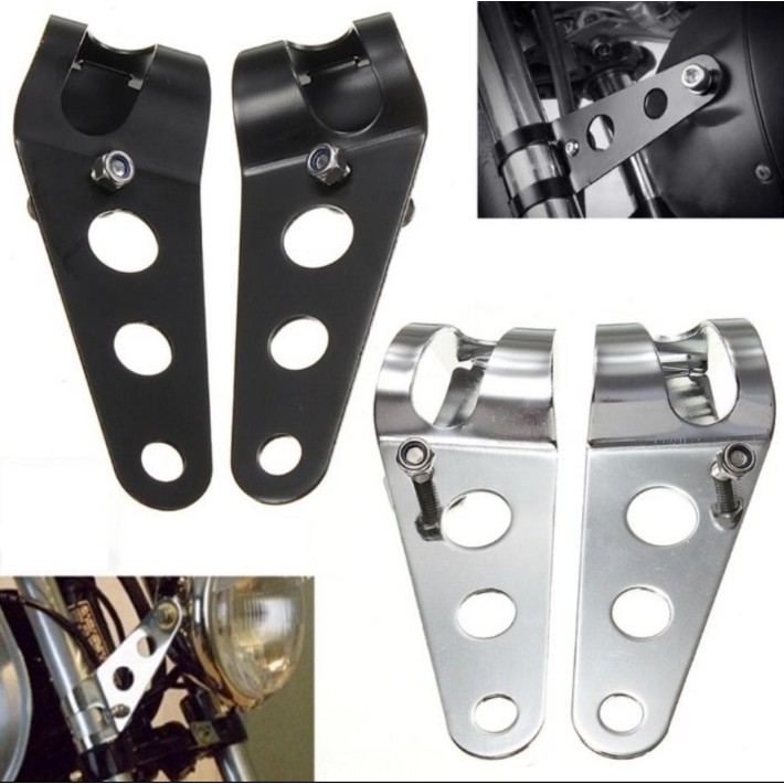 SUPORTE FAROL UNIVERSAL TIPO CAFE RACER
